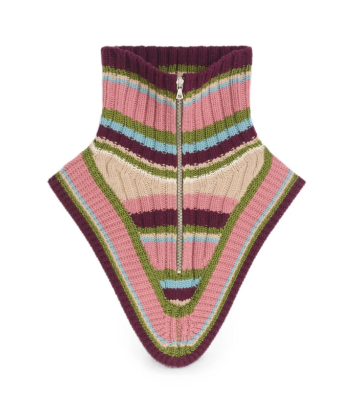 MORRISO STRIPE COLLAR OLD ROSE