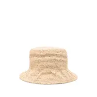 RAFFIA BUCKET HAT BEIGE