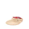 VIVIENNE WESTWOOD RAFFIA VISOR BEIGE