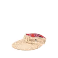 RAFFIA VISOR BEIGE