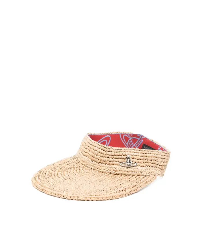 RAFFIA VISOR BEIGE