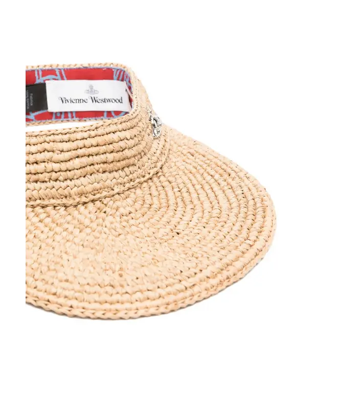RAFFIA VISOR BEIGE