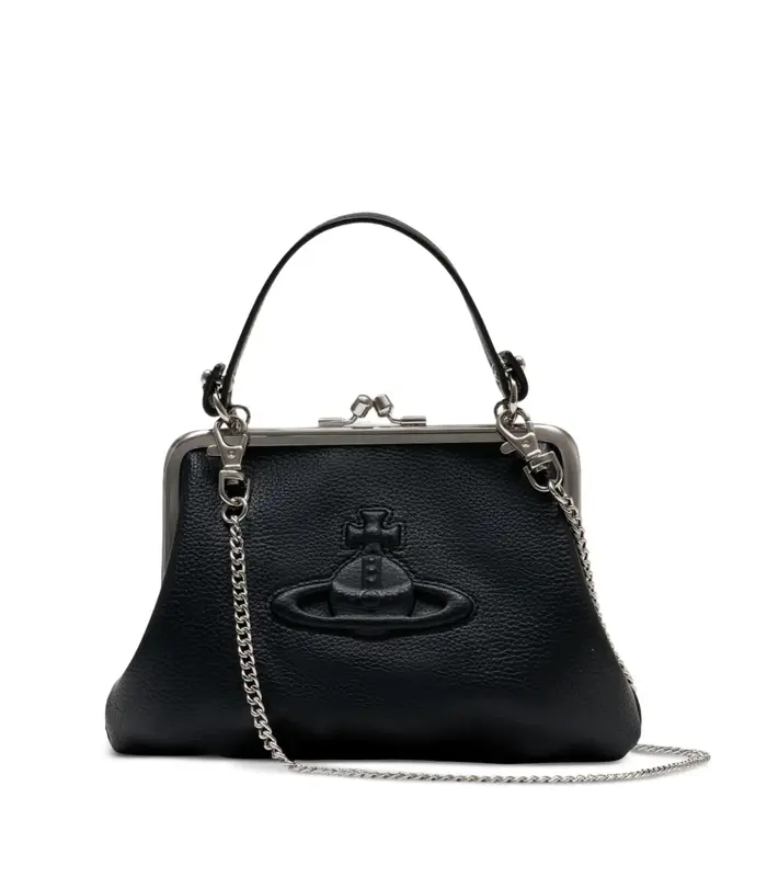 GRANNY FRAME PURSE BLACK