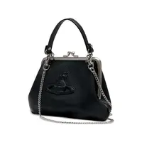 GRANNY FRAME PURSE BLACK