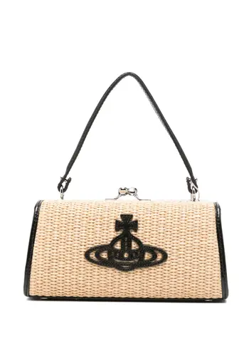 VIVIENNE WESTWOOD doll xl frame purse natural VIVIENNE WESTWOOD doll xl frame purse natural