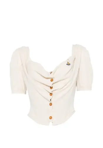 VIVIENNE WESTWOOD bea corset cardi cream VIVIENNE WESTWOOD bea corset cardi cream