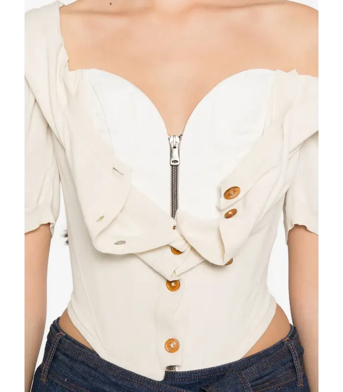 BEA CORSET CARDI CREAM