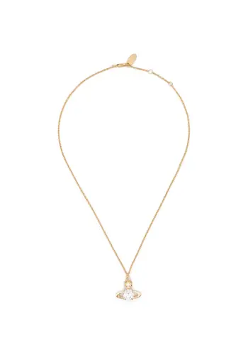 VIVIENNE WESTWOOD reina large pendant gold / white VIVIENNE WESTWOOD reina large pendant gold / white