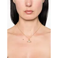 REINA LARGE PENDANT GOLD / WHITE