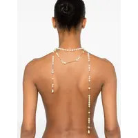 BROKEN PEARL NECKLACE GOLD/PEARL/MULTI