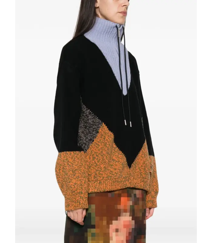 JACKET BLACK/BLUE/BEIGE