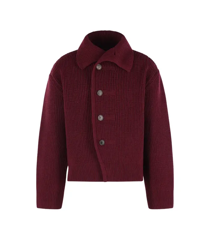 MARINO CARDIGAN BORDEAUX