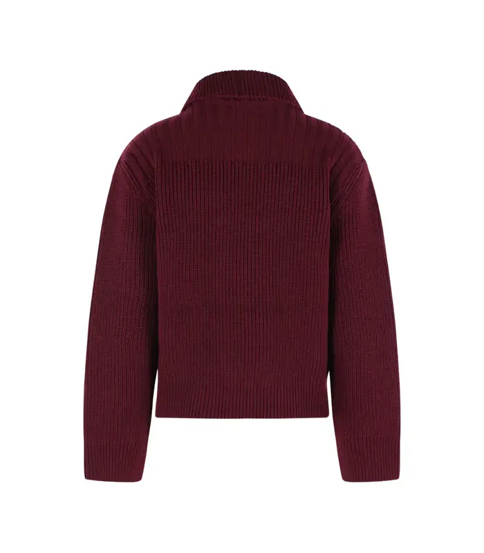 MARINO CARDIGAN BORDEAUX