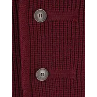MARINO CARDIGAN BORDEAUX