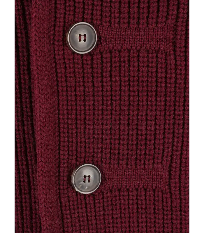 MARINO CARDIGAN BORDEAUX