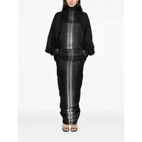 T-SHIRT JUMBO TABARD CROPPED TOP BLACK/MILK