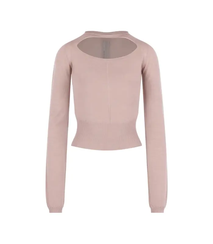 MAGLIA CROPPED PULL ROSE