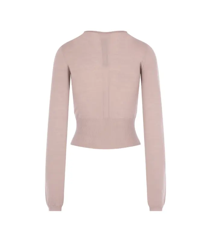 MAGLIA CROPPED PULL ROSE