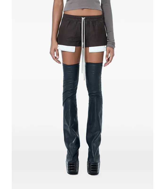 SHORTS IN PELLE FOG BOXERS GREASE