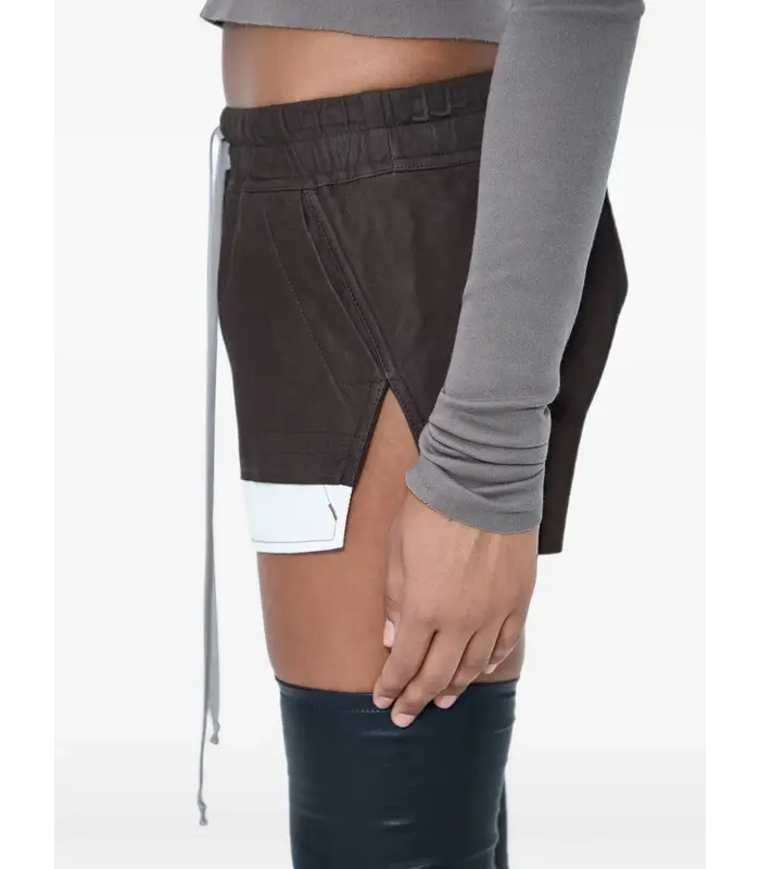 SHORTS IN PELLE FOG BOXERS GREASE