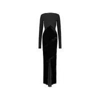 ABITO COMBO GOWN BLACK