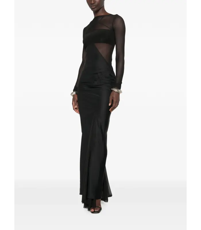 ABITO COMBO GOWN BLACK