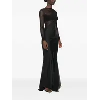 ABITO COMBO GOWN BLACK