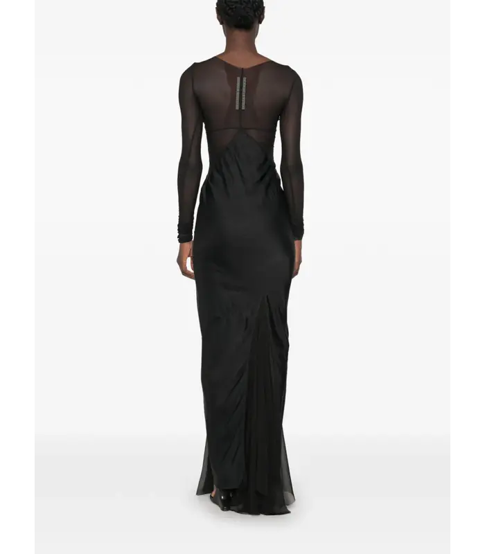 ABITO COMBO GOWN BLACK