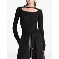 MAGLIA CROPPED PULL BLACK
