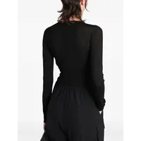 MAGLIA CROPPED PULL BLACK