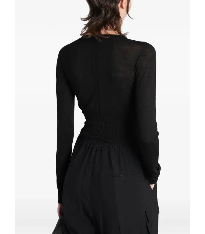 MAGLIA CROPPED PULL BLACK