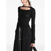 MAGLIA CROPPED PULL BLACK