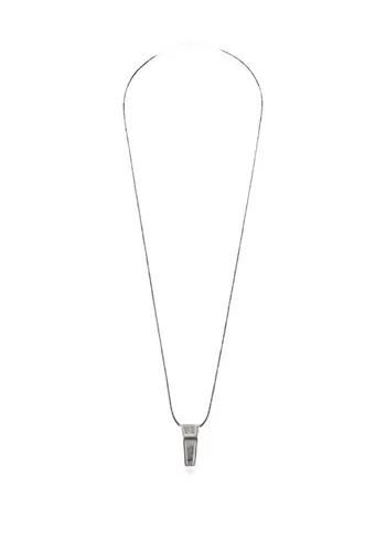 RICK OWENS mini crystal trunk charm palladio