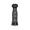 THE ATTICO Midi dress black