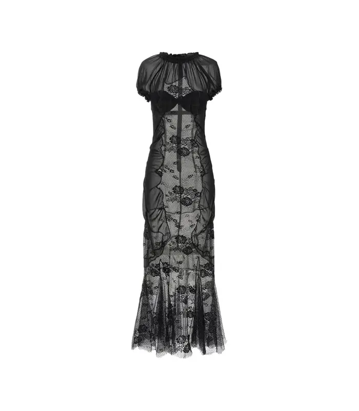 Midi dress black