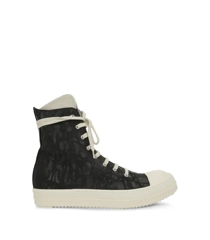 SCARPE IN DENIM SNEAKS BLACK/MILK/MILK