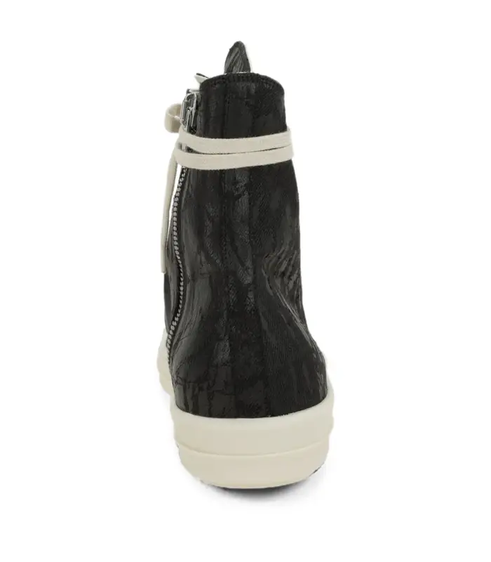 SCARPE IN DENIM SNEAKS BLACK/MILK/MILK