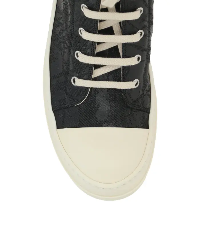 SCARPE IN DENIM SNEAKS BLACK/MILK/MILK