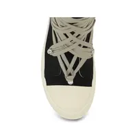 SCARPE IN DENIM MEGALACE SNEAKS BLACK/MILK/MILK