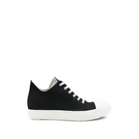 SCARPE IN DENIM LOW SNEAKS BLACK/MILK/MILK