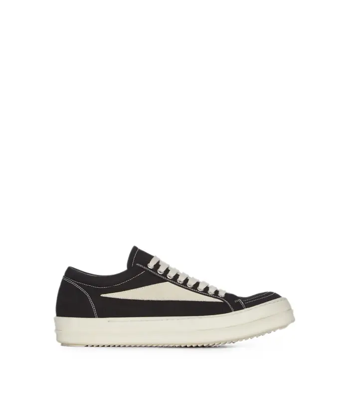 SCARPE IN DENIM VINTAGE SNEAKS BLACK/MILK/MILK