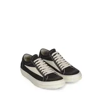 SCARPE IN DENIM VINTAGE SNEAKS BLACK/MILK/MILK