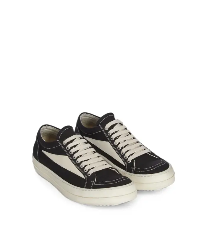 SCARPE IN DENIM VINTAGE SNEAKS BLACK/MILK/MILK