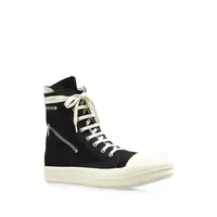 SCARPE IN DENIM CARGO SNEAKS BLACK/MILK/MILK