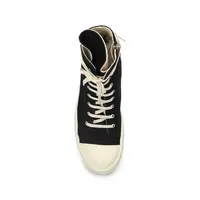 SCARPE IN DENIM CARGO SNEAKS BLACK/MILK/MILK