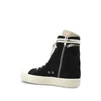 SCARPE IN DENIM CARGO SNEAKS BLACK/MILK/MILK