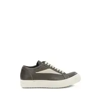 SCARPE IN PELLE VINTAGE SNEAKS WASHED BLACK/MILK/MILK