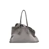 THE ATTICO La Passeggiata Medium Top Handle DARK GREY