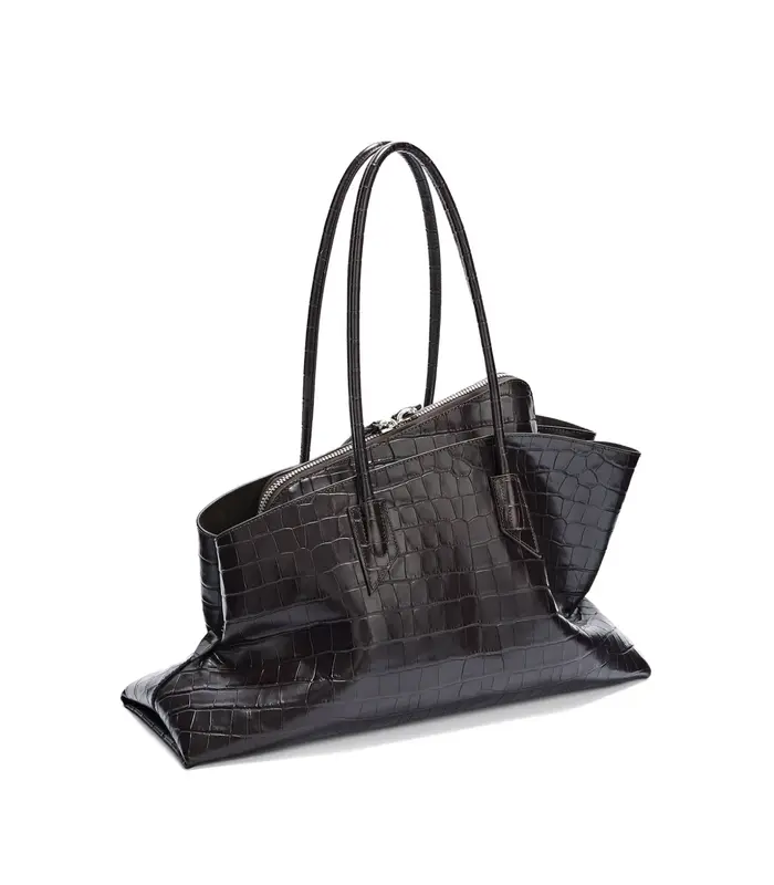 La Passeggiata Medium Top Handle COFFEE