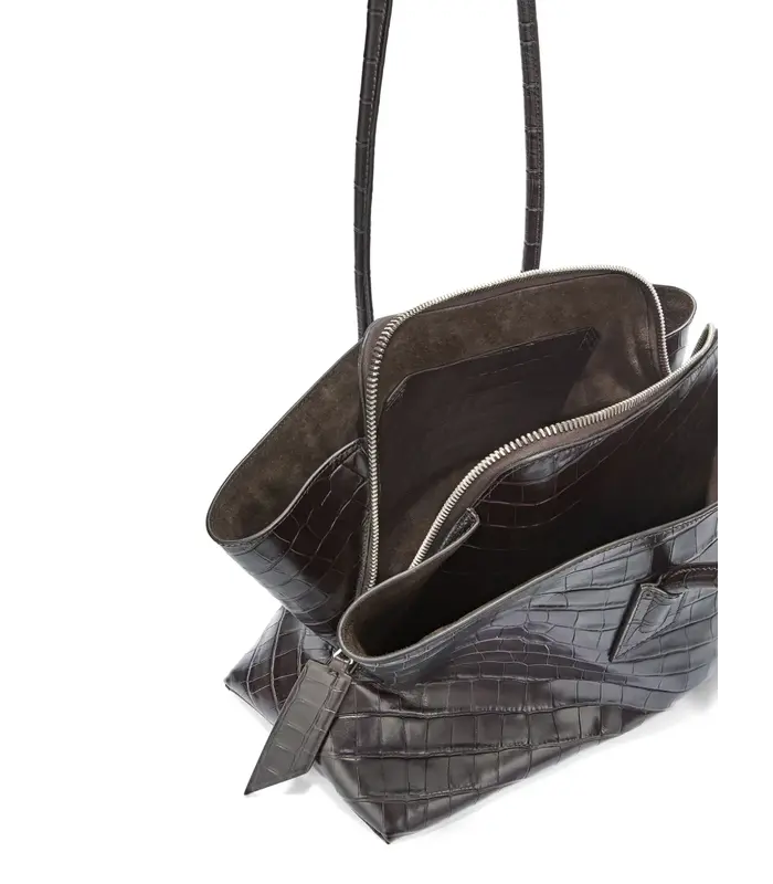 La Passeggiata Medium Top Handle COFFEE